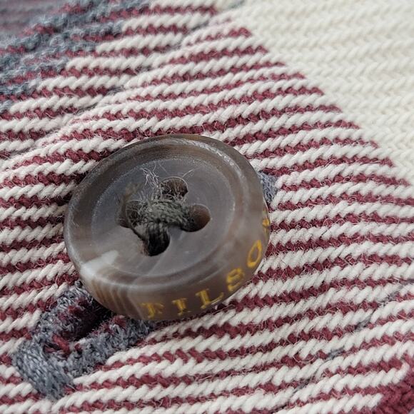 Filson Alaskan Guide Flannel Shirt Red, Grey & White | Men's Sz L - Picture 4 of 7